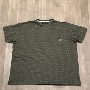 Mens Kangol Geometrical Pattern Crewneck Short Sleeve Pocket‎ T-Shirt